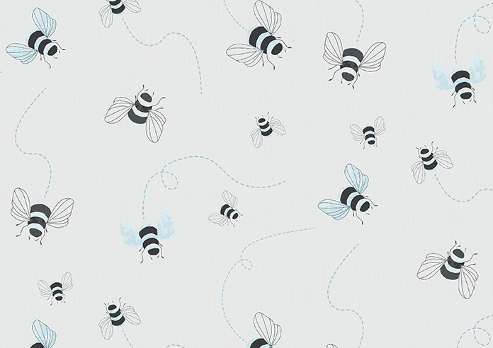 Bumble Bees, Fluorescent - Twist&Fit Roller Blind - Image 6